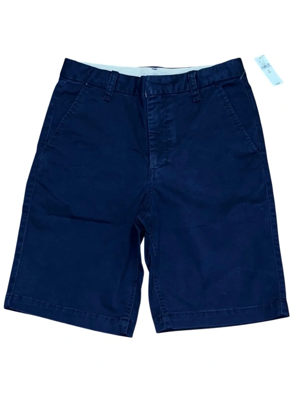 Gap Kids NavyBlue Shorts Casual Flat Front NWT 18 Slim Boys
